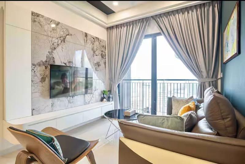 Kediaman Servis untuk Dijual di Sunway Velocity TWO - Keith Lee - Living Room - PropertyGuru.com.my