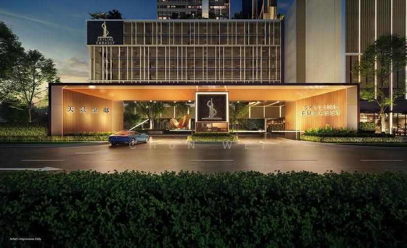 Service Residence for Rent at Skyline Embassy - Chun Wei - Exterior - PropertyGuru.com.my