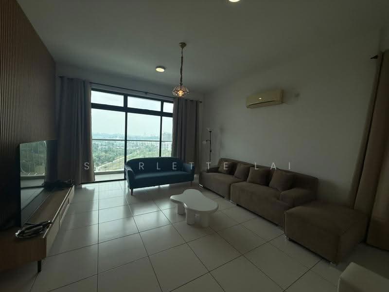 Service Residence for Rent at Sky Peak Residences - Scarlette Lai - Living Room - PropertyGuru.com.my