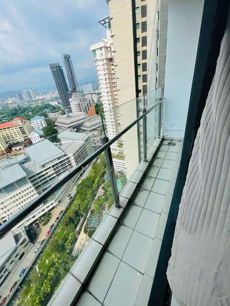 Service Residence for Rent at Setia SKY Residences - Sam Jamal - Balcony - PropertyGuru.com.my