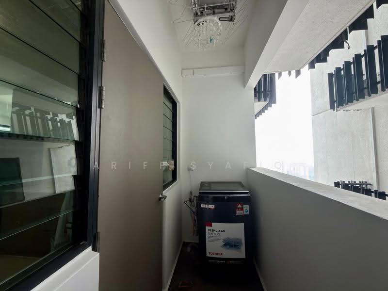 Service Residence for Sale at Zeta @ One South - Ariff Syafiq - Balcony - PropertyGuru.com.my