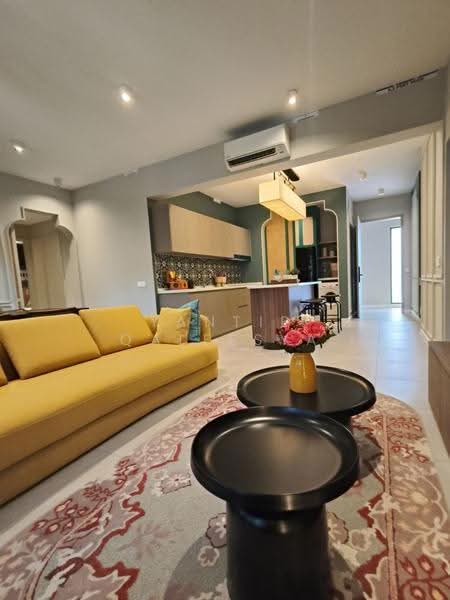 Service Residence for Sale at Anja Residences - Yantie Qaleesya - Living Room - PropertyGuru.com.my