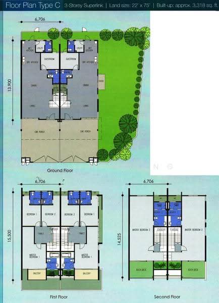 3-storey Terraced House for Sale in Kinrara Residence (Puchong) - Tracy Leong - PropertyGuru.com.my
