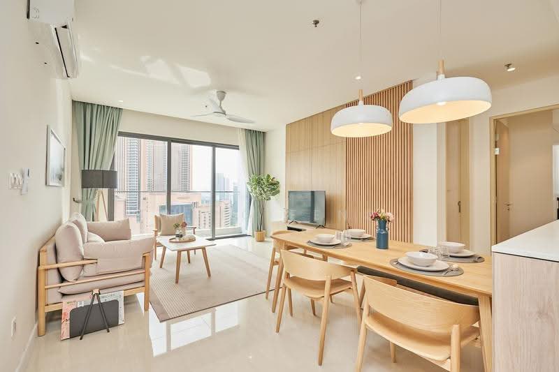 Kediaman Servis untuk Disewa di Mitsui Serviced Suites - Ming Feng - Living Room - PropertyGuru.com.my