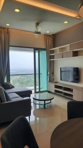 Service Residence for Rent at Southern Marina Residences - Stella Narita - Living Room - PropertyGuru.com.my