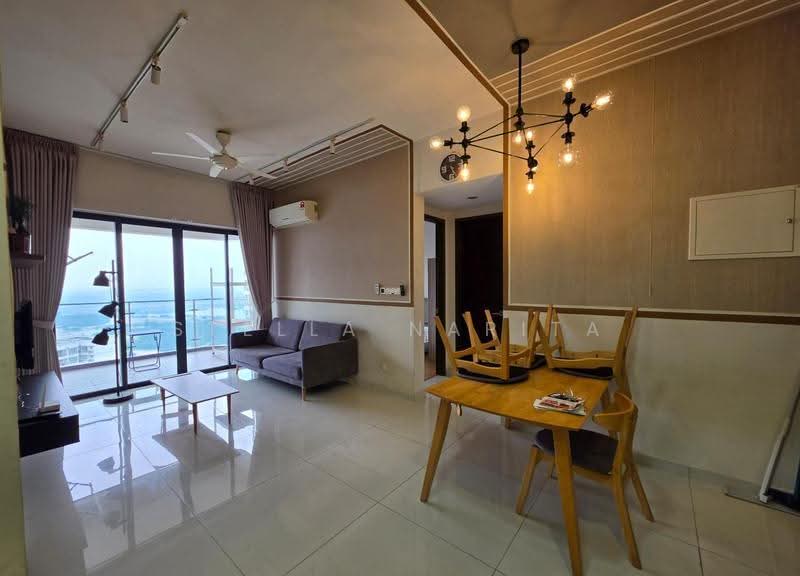 Kondominium untuk Disewa di Amberside @ Country Garden Danga Bay - Stella Narita - Living Room - PropertyGuru.com.my