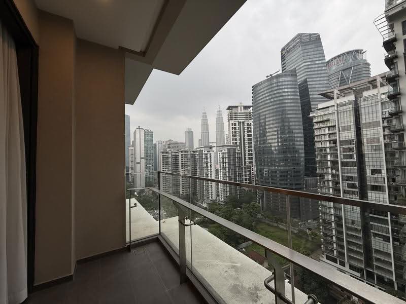 Service Residence for Rent at The Manor - Hazel Lee - Balcony - PropertyGuru.com.my