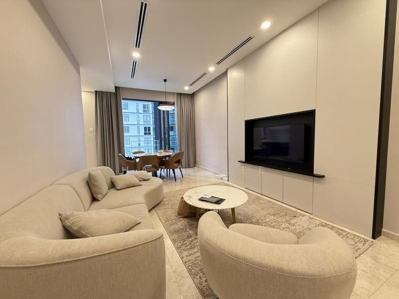 Service Residence for Rent at The Manor - Hazel Lee - Living Room - PropertyGuru.com.my