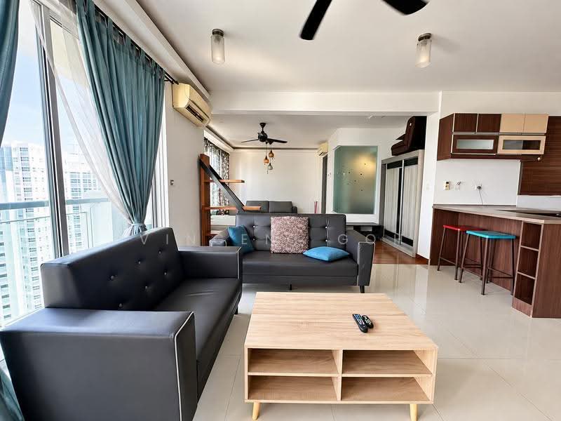 Service Residence for Sale at Ritze Perdana 2 - Vincent Goh - Living Room - PropertyGuru.com.my