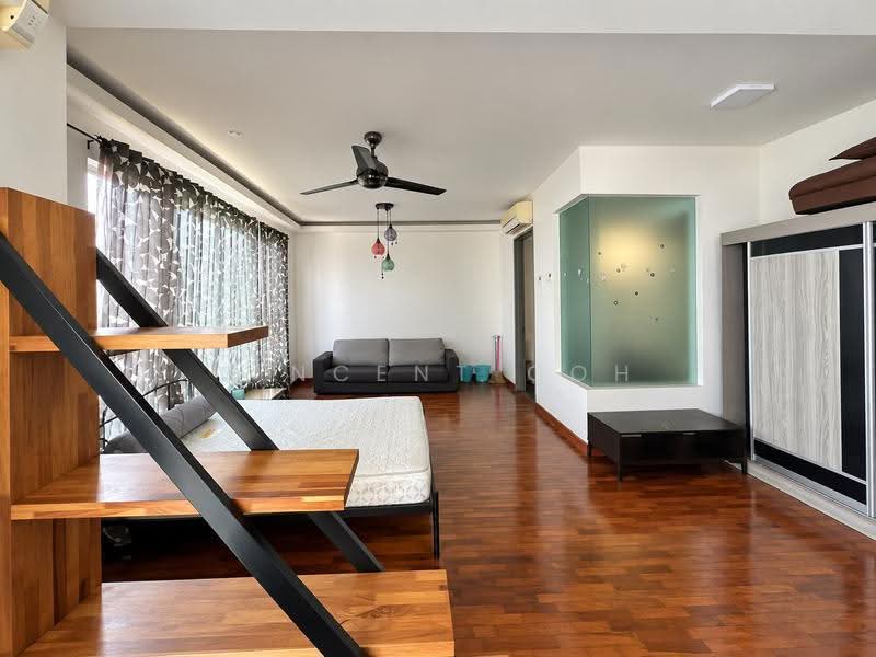 Service Residence for Sale at Ritze Perdana 2 - Vincent Goh - Living Room - PropertyGuru.com.my