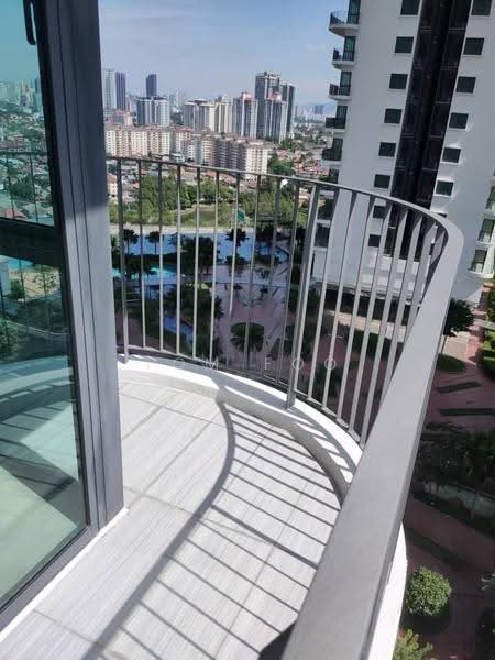 Service Residence for Rent at Datum Jelatek Residence - Tom Foo - Balcony - PropertyGuru.com.my