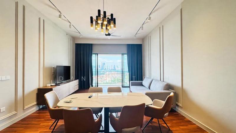 Service Residence for Rent at Straits Residences - Danick Teoh - Living Room - PropertyGuru.com.my