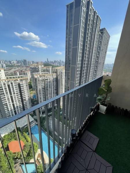 Service Residence for Sale at Henna Residence @ The Quartz WM - Maya Myra - Balcony - PropertyGuru.com.my