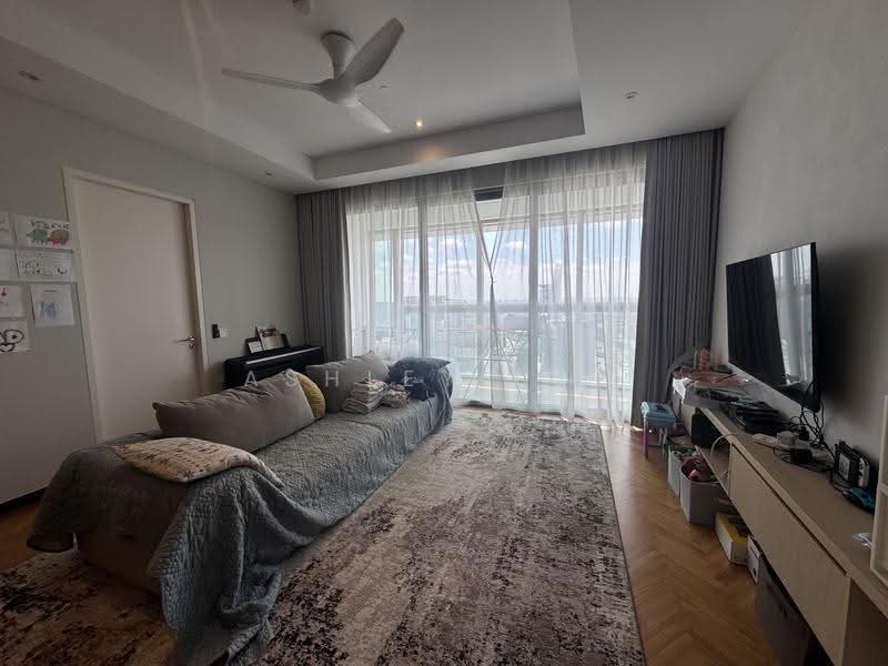 Service Residence for Rent at Southpoint Residences - Ashley Foo - Living Room - PropertyGuru.com.my