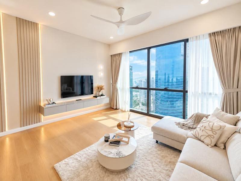 Service Residence for Sale at TRX Residences - Christine Gan - Living Room - PropertyGuru.com.my