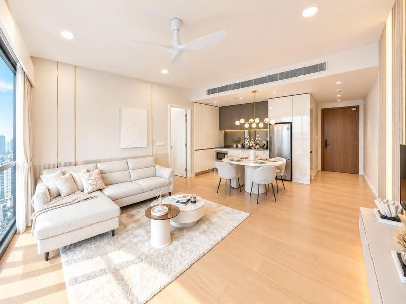 Service Residence for Sale at TRX Residences - Christine Gan - Living Room - PropertyGuru.com.my