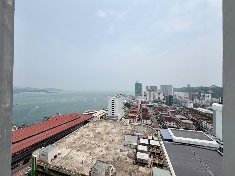 Kediaman Servis untuk Dijual di The Shore - Jacklyn Wong - View from Balcony - PropertyGuru.com.my
