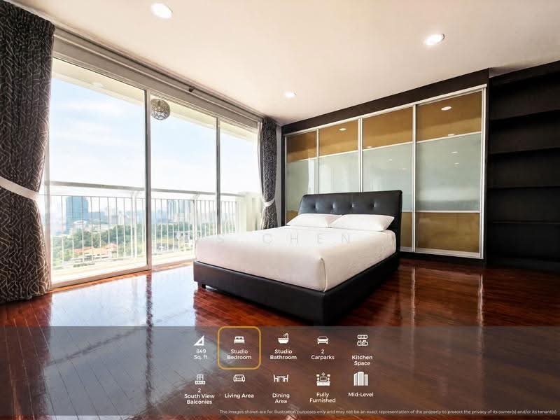Kediaman Servis untuk Disewa di Ritze Perdana 2 - KS Chen - Bedroom - PropertyGuru.com.my
