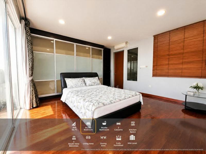 Kediaman Servis untuk Disewa di Ritze Perdana 2 - KS Chen - Bedroom - PropertyGuru.com.my