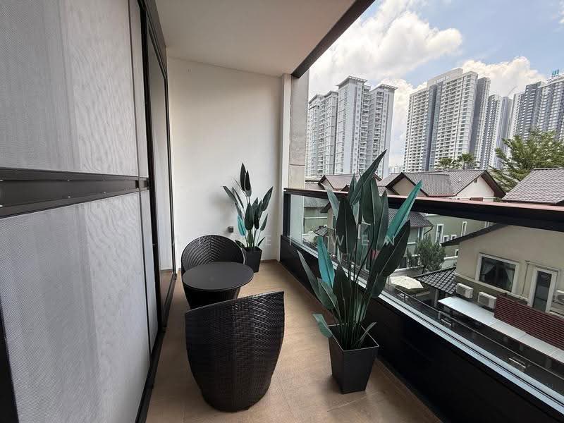 Condominium for Rent at Arcoris Residences - Lai Pei Wen - Balcony - PropertyGuru.com.my