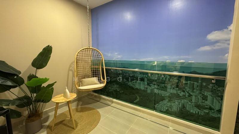 Service Residence for Sale at Pinnacle Bukit Gambier - Minggie . - Balcony - PropertyGuru.com.my