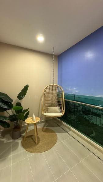 Service Residence for Sale at Pinnacle Bukit Gambier - Minggie . - Balcony - PropertyGuru.com.my
