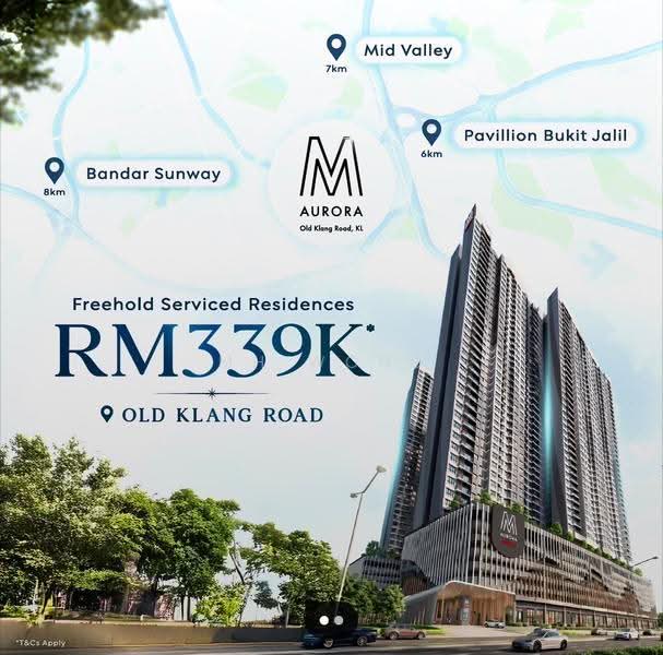 Service Residence for Sale at M Aurora - MH Wong - Exterior - PropertyGuru.com.my