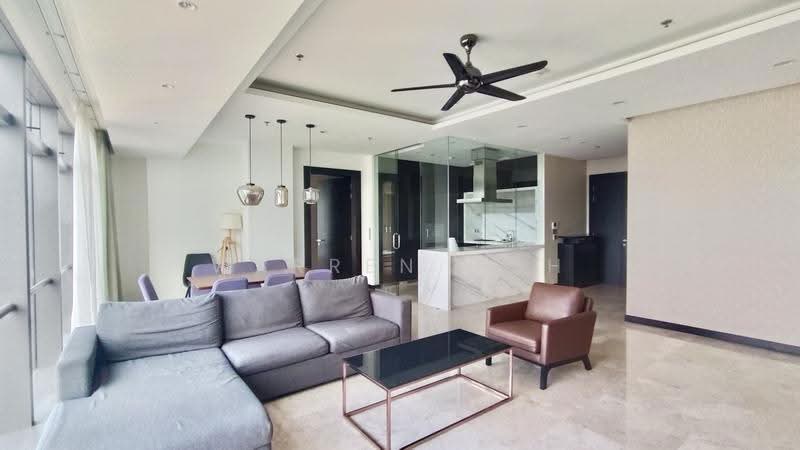 Kediaman Servis untuk Disewa di The Ritz-Carlton Residences - Warren Goh - Living Room - PropertyGuru.com.my