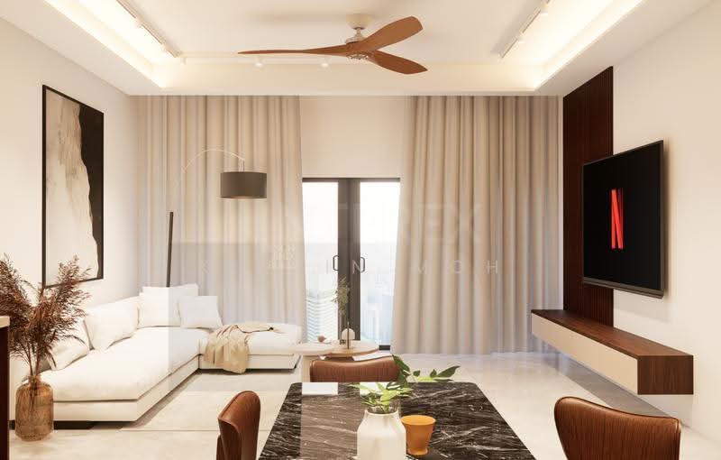 Service Residence for Rent at Jendela Residences - Kelvin Moh - Living Room - PropertyGuru.com.my