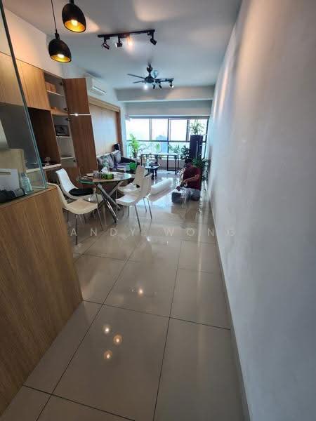 Service Residence for Sale at The Leafz @ Dedaun - Andy Wong - Living Room - PropertyGuru.com.my