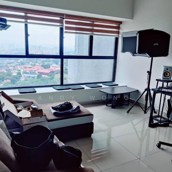 Service Residence for Sale at The Leafz @ Dedaun - Andy Wong - Living Room - PropertyGuru.com.my