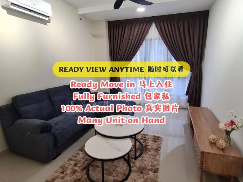 Kediaman Servis untuk Disewa di D'Vervain - Evan Chan - Living Room - PropertyGuru.com.my