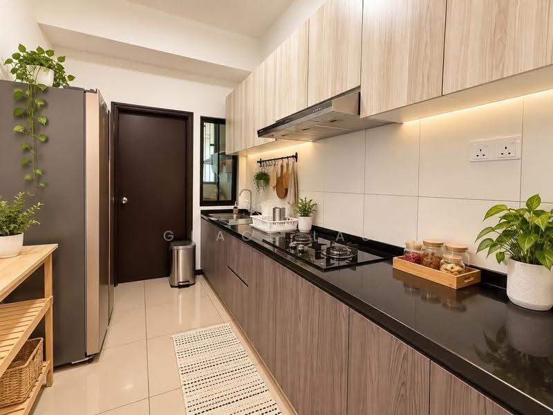 Service Residence for Rent at Molek Regency - Grace Lau - Kitchen - PropertyGuru.com.my