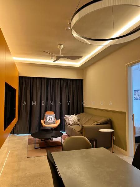 Service Residence for Rent at TRX Residences - Amenny Chua - Living Room - PropertyGuru.com.my