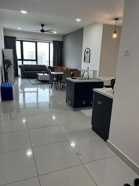 Kediaman Servis untuk Dijual di Southkey Mosaic - Jason Sim - Living Room - PropertyGuru.com.my