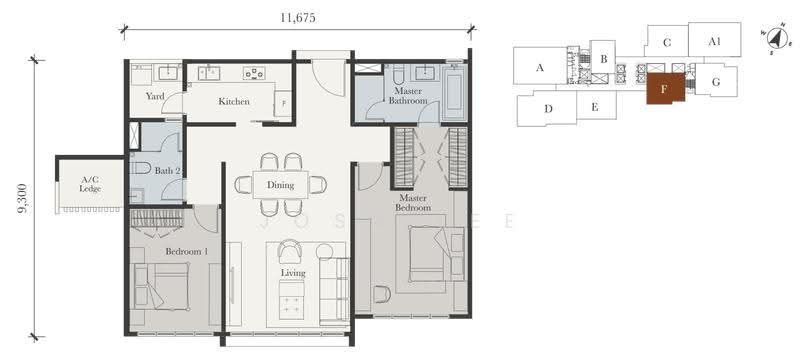 Service Residence for Rent at Megah Rise - Josh Lee - PropertyGuru.com.my