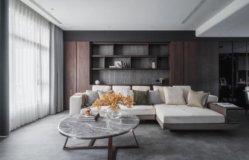 Service Residence for Sale at Tropicana The Residences - Travis Tan - Living Room - PropertyGuru.com.my