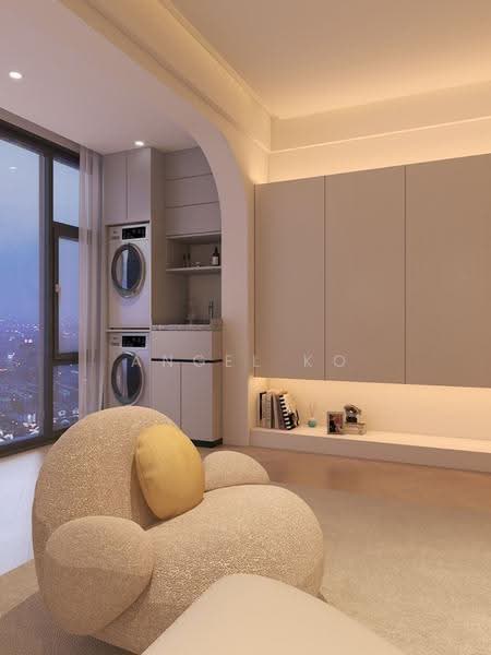 Kediaman Servis untuk Dijual di The Colony @ KLCC - Angel Ko - Living Room - PropertyGuru.com.my