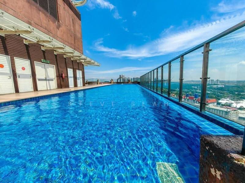 Service Residence for Rent at Afiniti Residences - Steve Seah - Pool - PropertyGuru.com.my