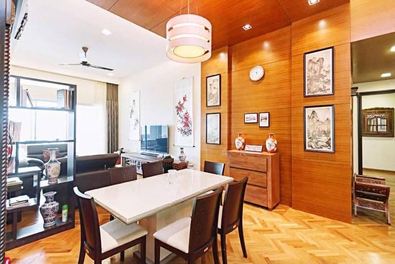 Service Residence for Rent at Straits Quay (The Suites at Waterside) - Kim Tan - Living Room - PropertyGuru.com.my
