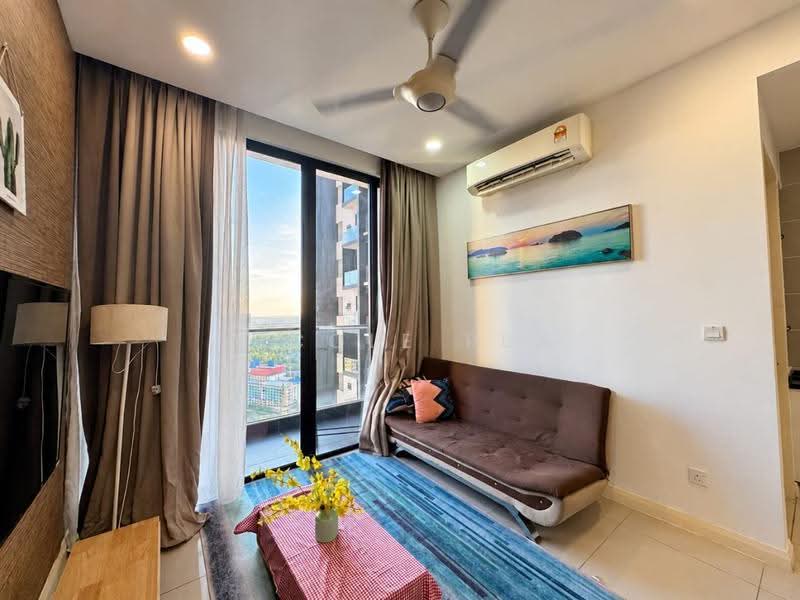 Service Residence for Sale at D'Pristine - Nicole Pua - Living Room - PropertyGuru.com.my