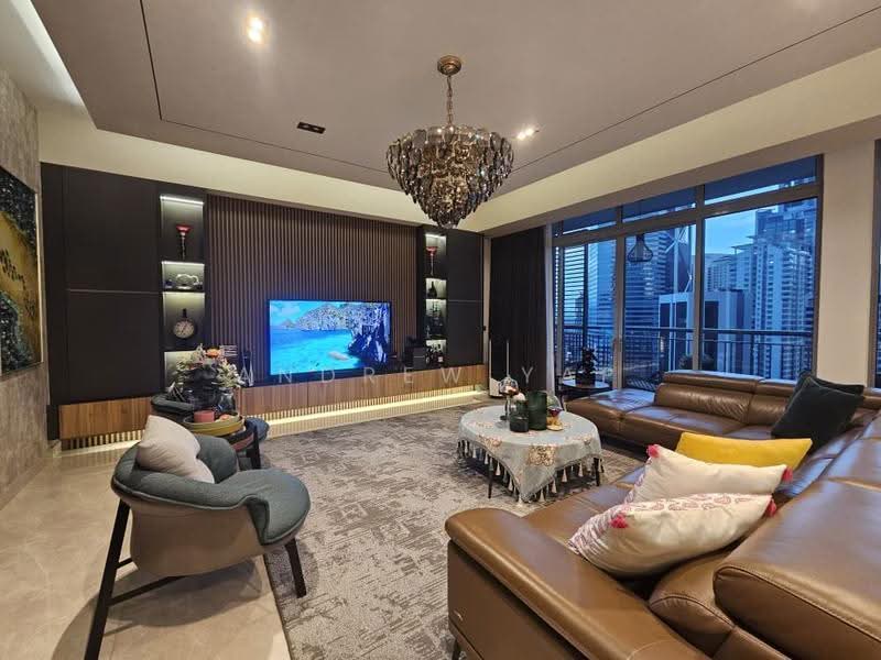Kondominium untuk Dijual di Hampshire Residences - Andrew Yap - Living Room - PropertyGuru.com.my