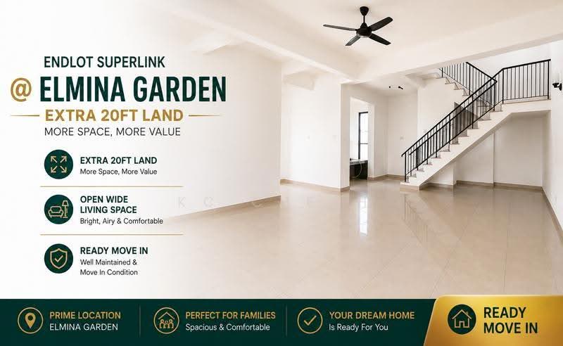 2-storey Terraced House for Rent in Shah Alam (Selangor) - KC Cheah - Living Room - PropertyGuru.com.my