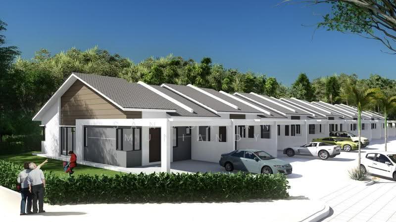 1-storey Terraced House for Sale in Rumah Teres Setingkat di Kuala Kurau Perak (Kuala Kurau) - Sanggaran Muniandy - Exterior - PropertyGuru.com.my