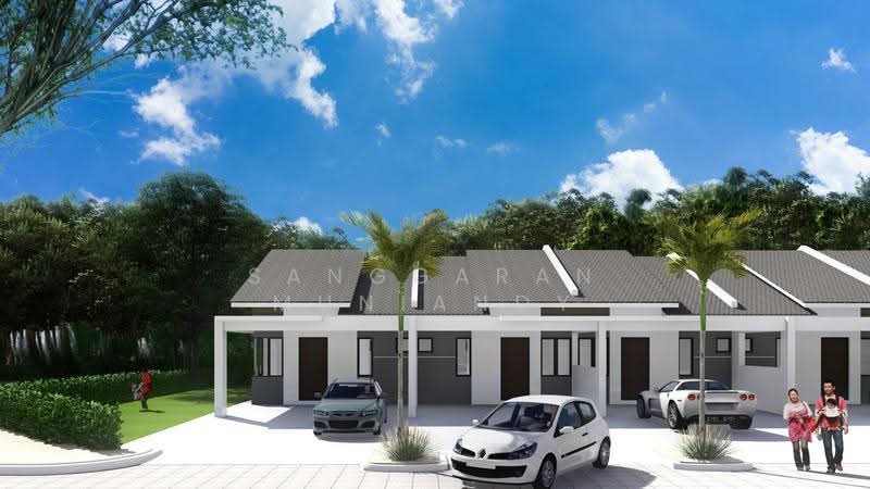 1-storey Terraced House for Sale in Rumah Teres Setingkat di Kuala Kurau Perak (Kuala Kurau) - Sanggaran Muniandy - Exterior - PropertyGuru.com.my