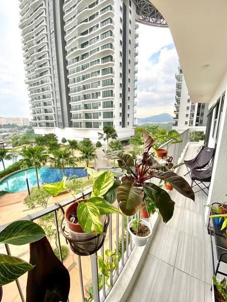 Service Residence for Rent at Datum Jelatek Residence - Mohamad Ariffudin - Balcony - PropertyGuru.com.my
