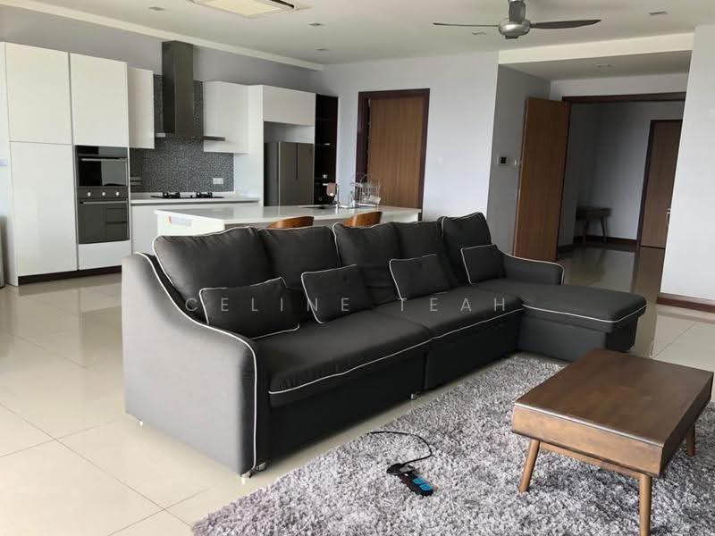 Kondominium untuk Disewa di Harrington Suites - Celine Teah - Living Room - PropertyGuru.com.my