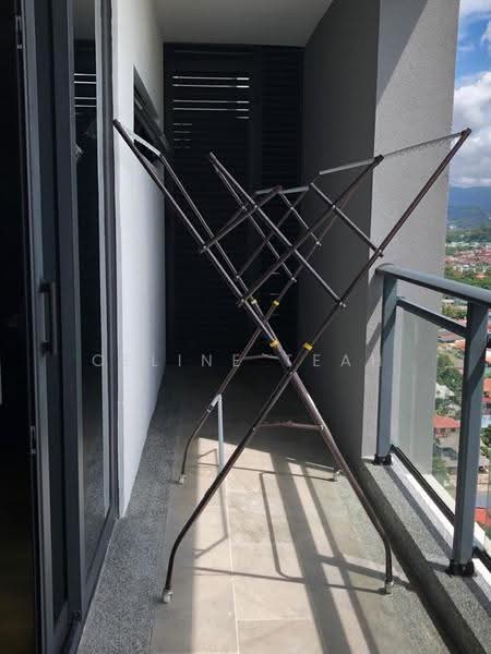 Kondominium untuk Disewa di Harrington Suites - Celine Teah - Balcony - PropertyGuru.com.my