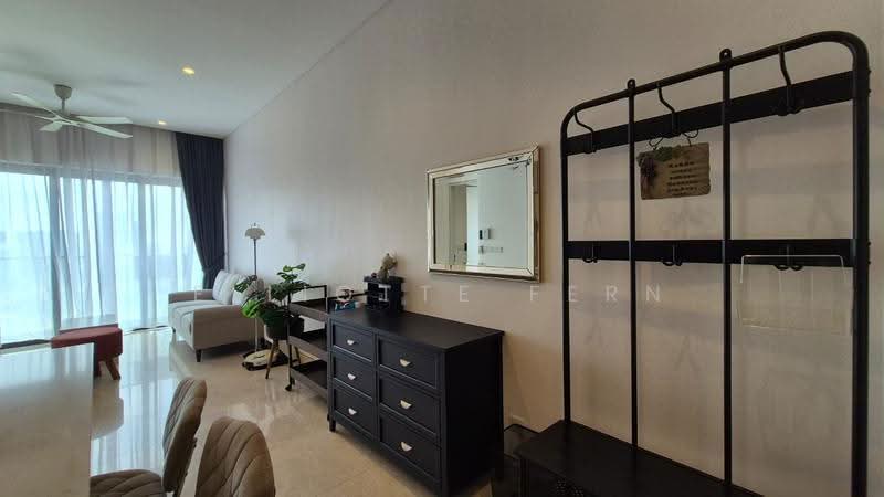 Service Residence for Rent at Lucentia Residences - Elliotte Fern - Living Room - PropertyGuru.com.my