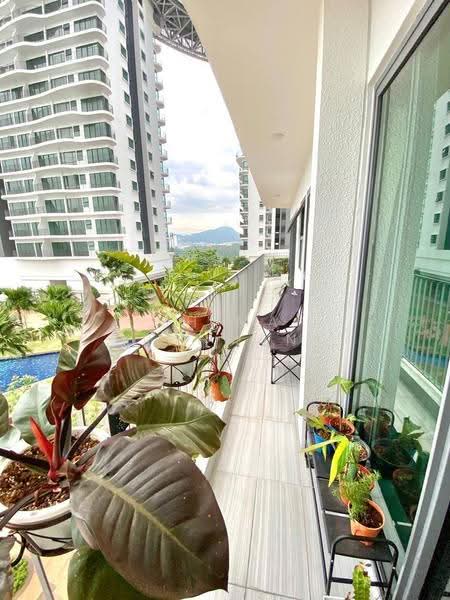 Service Residence for Rent at Datum Jelatek Residence - Shima Rahman - Balcony - PropertyGuru.com.my